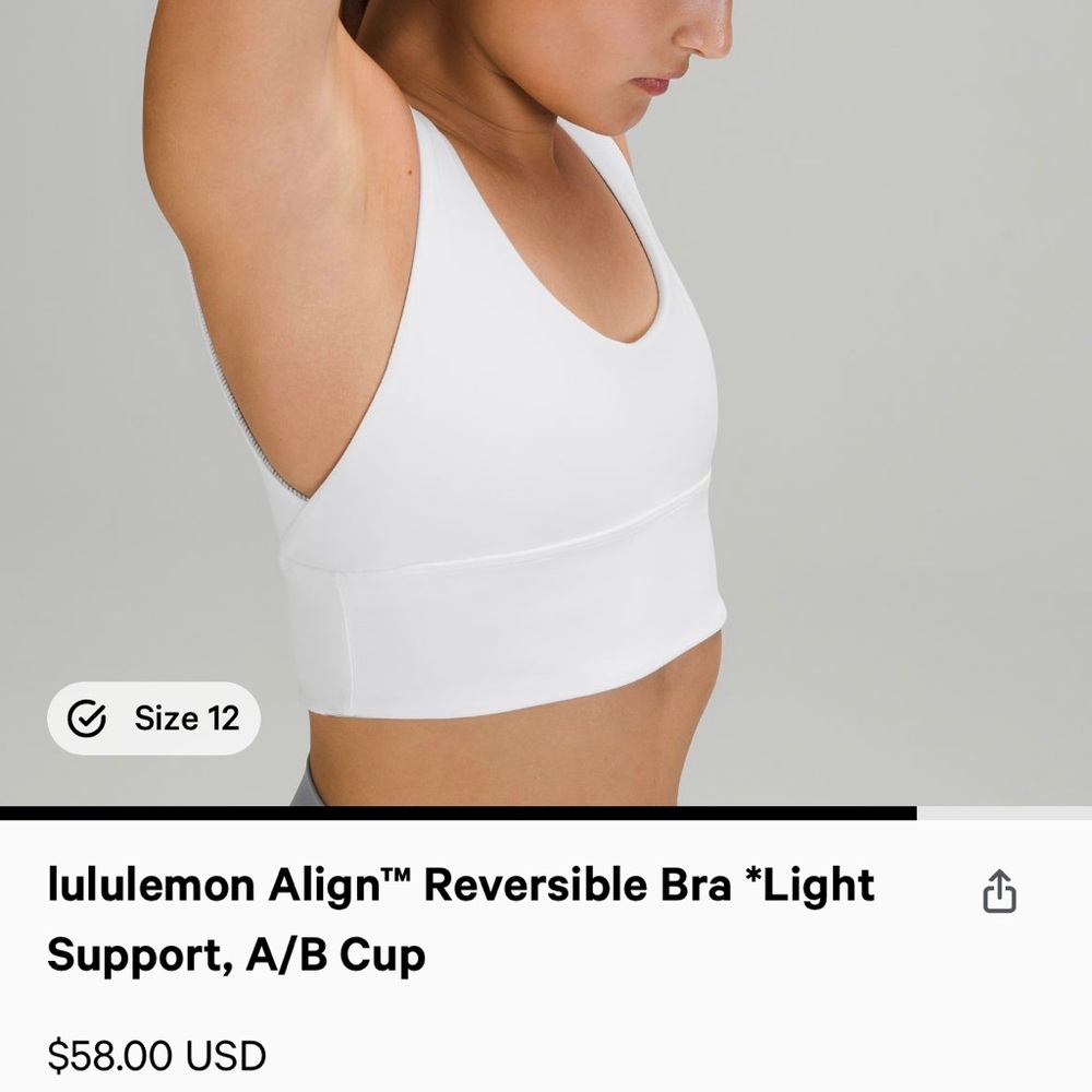 Lululemon Align Bra Reversible
